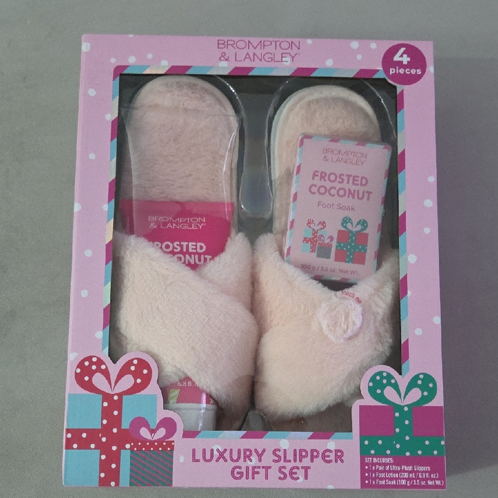 Brompton & Langley Luxury Slipper Gift Set